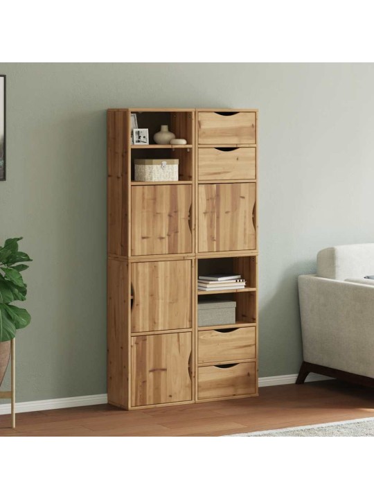 Boční skříňky 4 ks "odda" 40x24x79 cm borovicový masiv