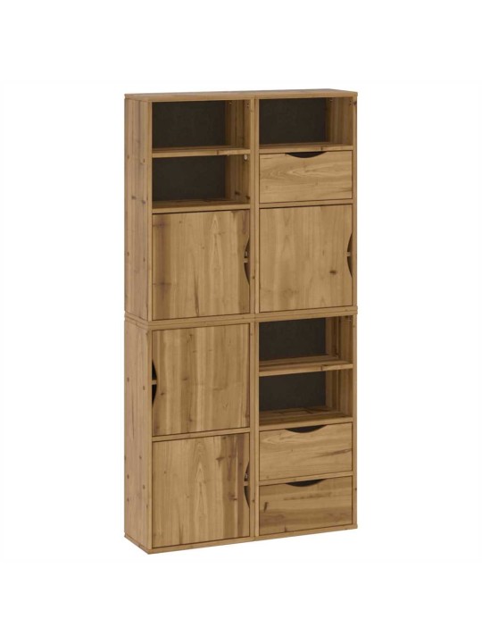 Boční skříňky 4 ks "odda" 40x24x79 cm borovicový masiv