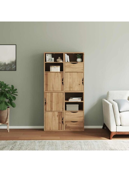 Boční skříňky 4 ks "odda" 40x24x79 cm borovicový masiv