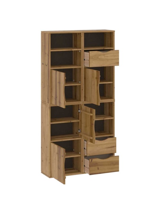 Boční skříňky 4 ks "odda" 40x24x79 cm borovicový masiv