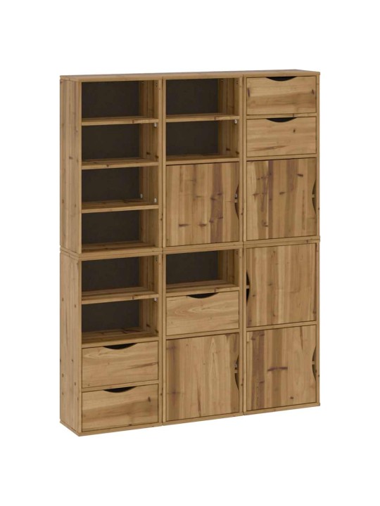 Boční skříňky 6 ks "odda" 40x24x79 cm borovicový masiv