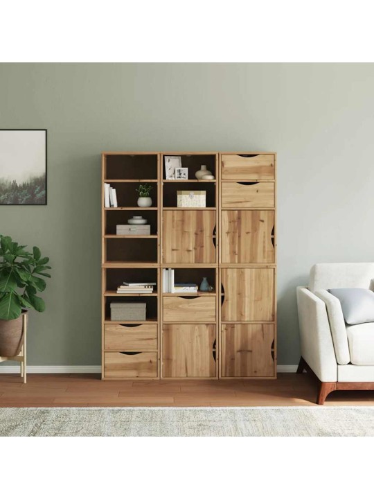 Boční skříňky 6 ks "odda" 40x24x79 cm borovicový masiv
