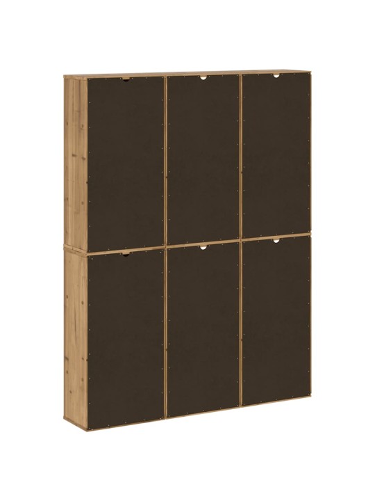 Boční skříňky 6 ks "odda" 40x24x79 cm borovicový masiv