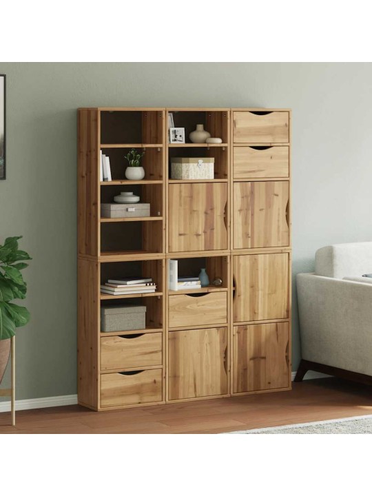 Boční skříňky 6 ks "odda" 40x24x79 cm borovicový masiv
