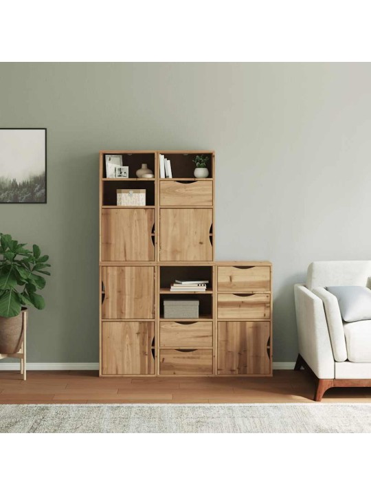 Boční skříňky 5 ks "odda" 40x24x79 cm borovicový masiv