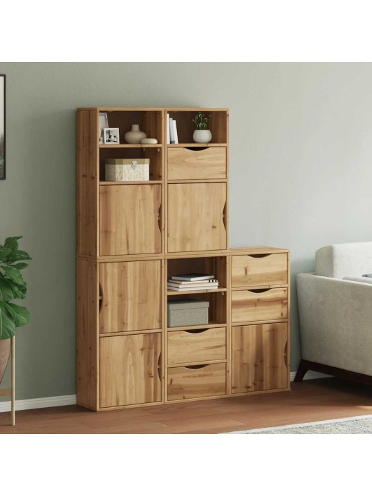 Boční skříňky 5 ks "odda" 40x24x79 cm borovicový masiv