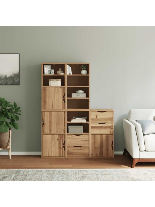 Boční skříňky 5 ks "odda" 40x24x79 cm borovicový masiv
