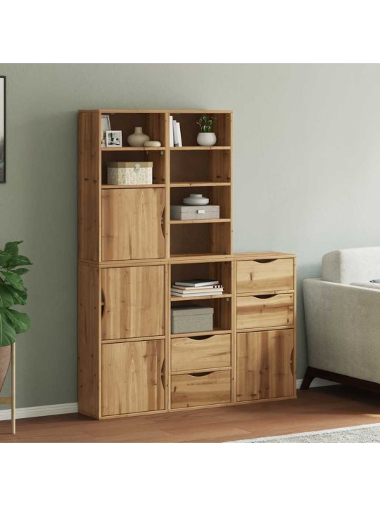 Boční skříňky 5 ks "odda" 40x24x79 cm borovicový masiv