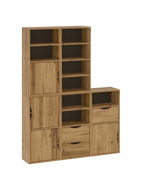 Boční skříňky 5 ks "odda" 40x24x79 cm borovicový masiv