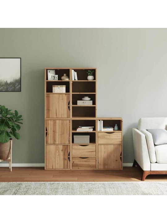 Boční skříňky 5 ks "odda" 40x24x79 cm borovicový masiv