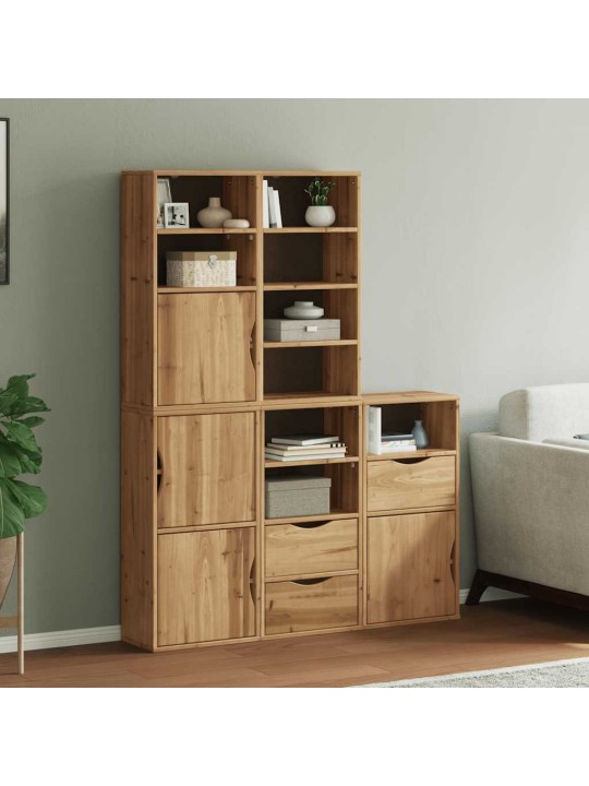 Boční skříňky 5 ks "odda" 40x24x79 cm borovicový masiv