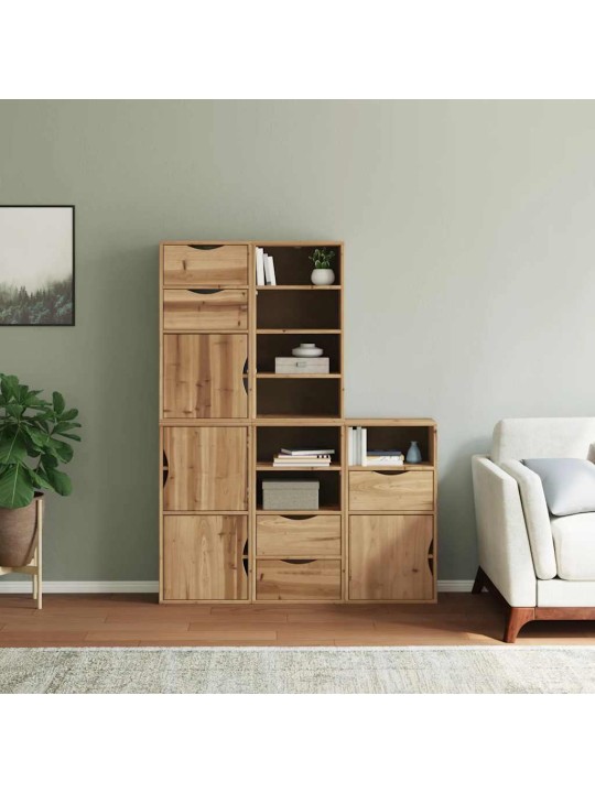 Boční skříňky 5 ks "odda" 40x24x79 cm borovicový masiv