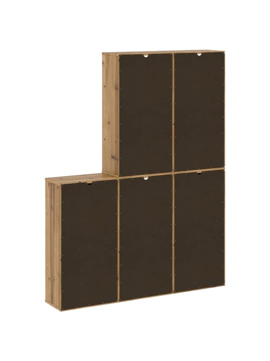 Boční skříňky 5 ks "odda" 40x24x79 cm borovicový masiv