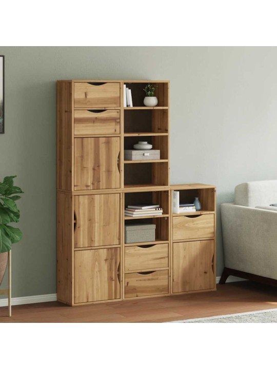 Boční skříňky 5 ks "odda" 40x24x79 cm borovicový masiv