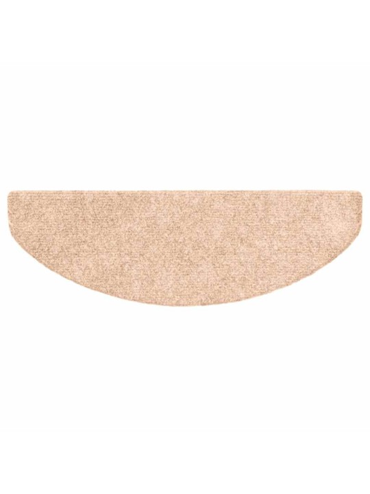 Samolepicí rohože na schody 30 ks cream 65x21x4 cm