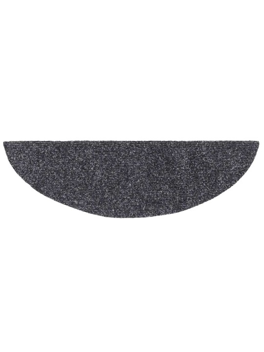 Samolepicí rohože na schody 20 ks tmavě šedá 56x17x3 cm