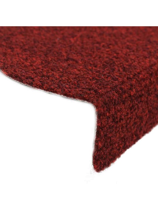 Samolepicí podložky na schody 20 ks červená 56x17x3 cm