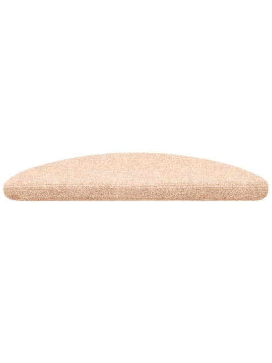 Samolepicí rohože na schody 30 ks krémové 56x17x3 cm