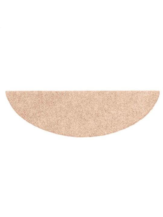 Samolepicí rohože na schody 30 ks krémové 56x17x3 cm