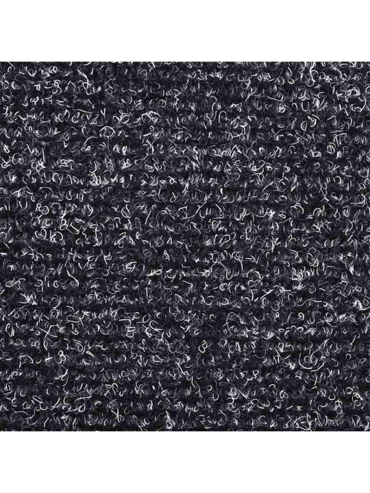 Samolepicí rohože na schody 30 ks tmavě šedá 56x17x3 cm