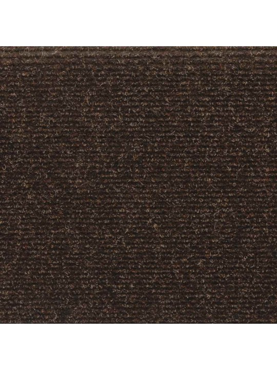 Samolepicí rohože na schody 30 ks hnědé 65x21x4 cm