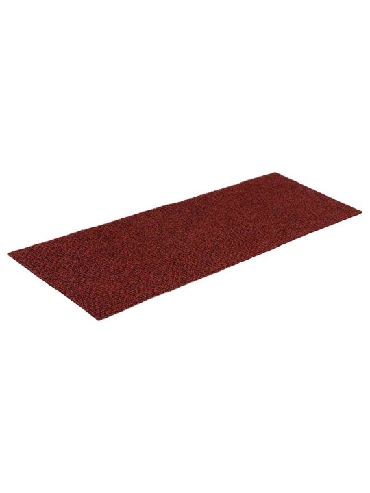Samolepicí rohože na schody 30 ks červená 60x25 cm obdélníkové