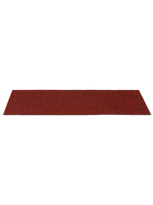 Samolepicí rohože na schody 30 ks červená 60x25 cm obdélníkové