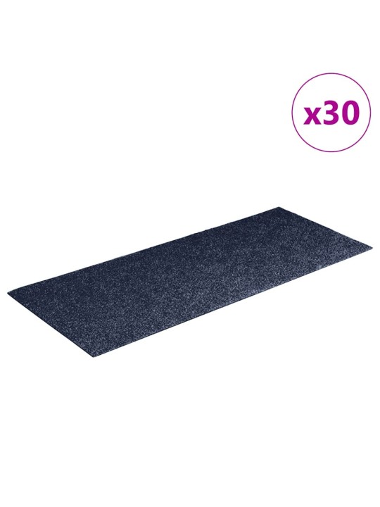 Samolepicí rohože na schody 30ks šedá modrá 60x25cm obdélníkové