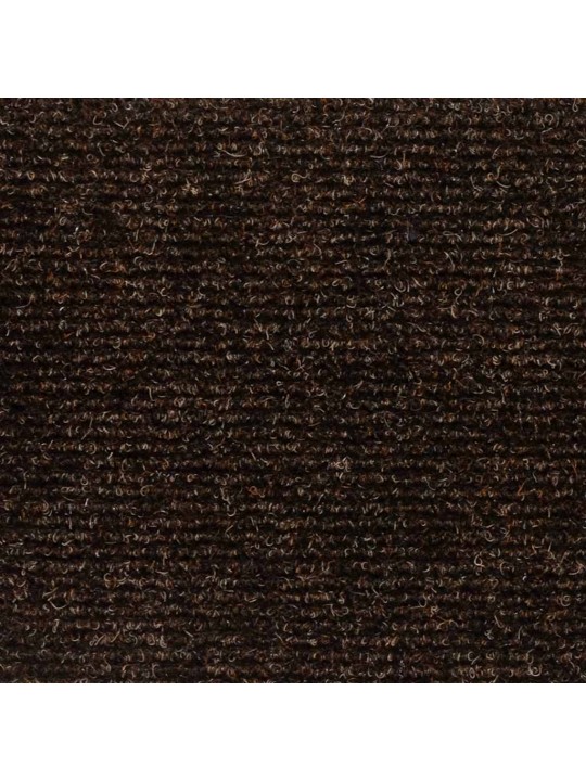 Samolepicí rohože na schody 30 ks hnědá 60x25 cm obdélníkové