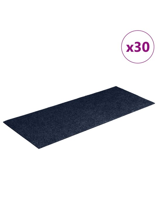 Samolepicí rohože na schody 30 ks modrá 60x25 cm obdélníkové