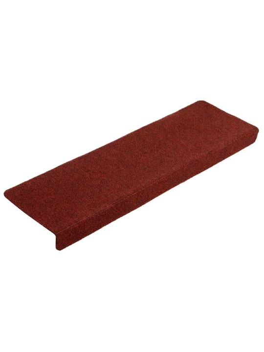 Samolepicí podložky na schody 20 ks bordeaux red 65x21x4 cm