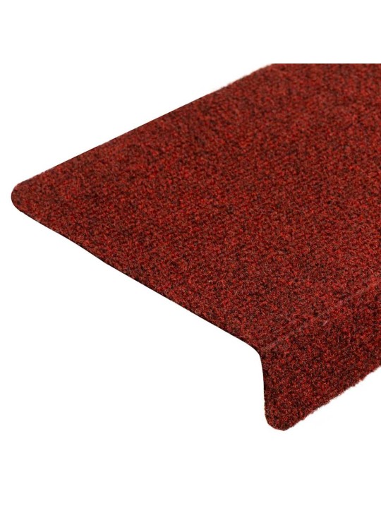 Samolepicí podložky na schody 20 ks bordeaux red 65x21x4 cm