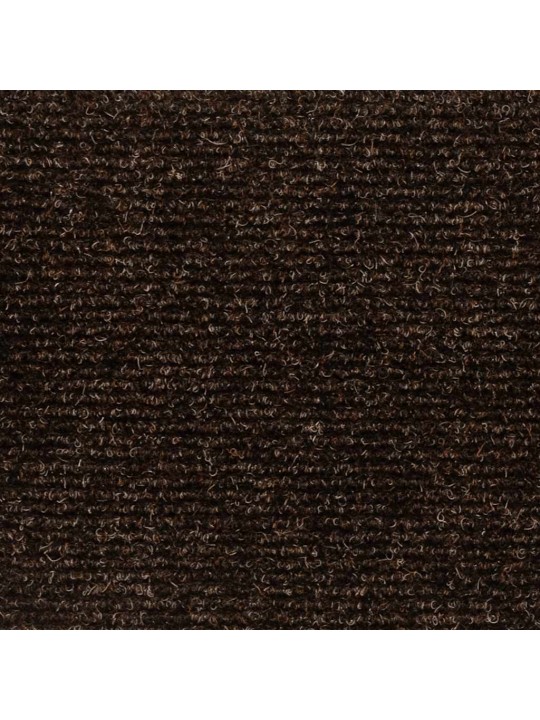 Samolepicí rohože na schody 30 ks hnědá 76x20 cm obdélníkové