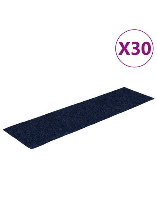 Samolepicí rohože na schody 30 ks modrá 76x20 cm obdélníkové