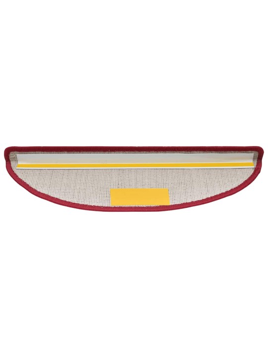 Rohože na schody 30 ks bordeaux red 56x17x3 cm