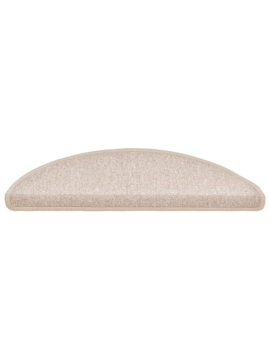 Rohože na schody 30 ks taupe 56x17x3 cm