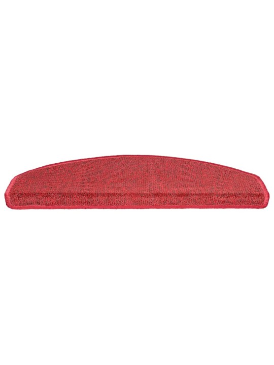 Rohože na schody 30 ks bordeaux red 65x24x4 cm