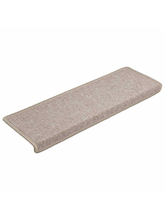 Rohože na schody 30 ks 65x21x4 cm taupe