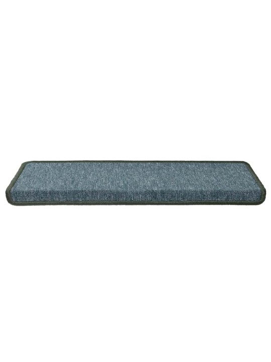 Rohože na schody 30 ks 65x21x4 cm zelená