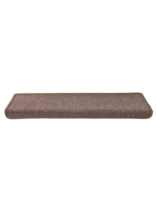 Rohože na schody 30 ks 65x21x4 cm hnědé
