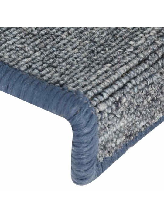 Rohože na schody 30 ks 65x21x4 cm fialová a modrá