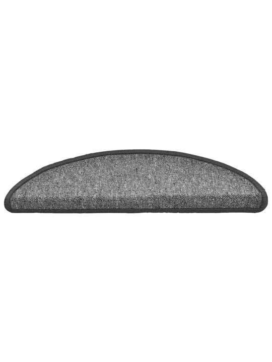 Rohože na schody 20 ks tmavě šedé 56x17x3 cm