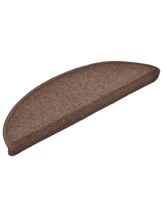 Rohožky na schody 20 ks kávově hnědá 56x17x3 cm