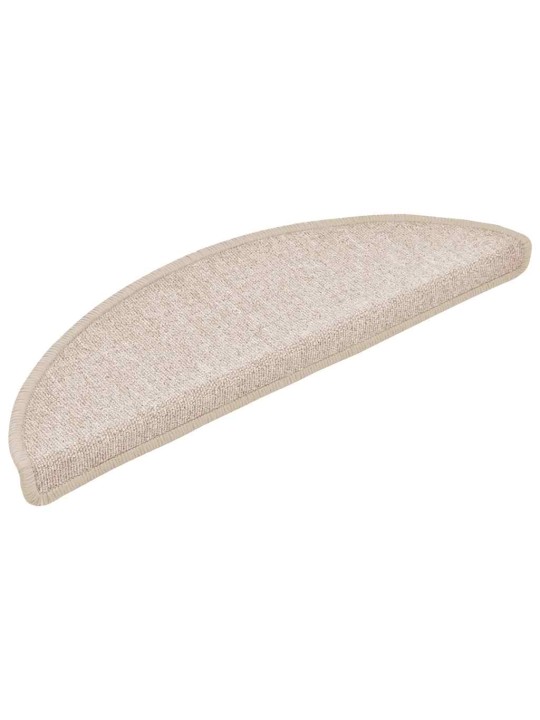 Rohože na schody 20 ks taupe 56x17x3 cm