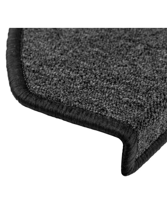 Rohože na schody 20 ks antracit 65x24x4 cm