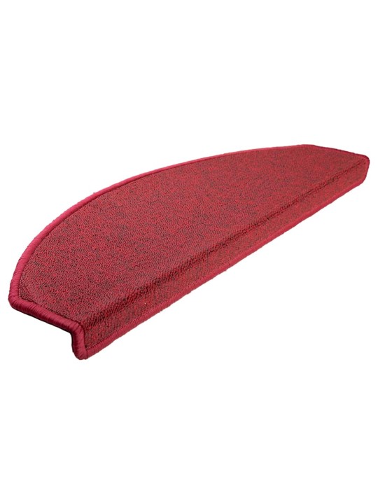 Rohože na schody 20 ks bordeaux red 65x24x4 cm
