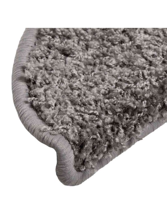 Rohože na schody 30 ks šedé 56x17x3 cm