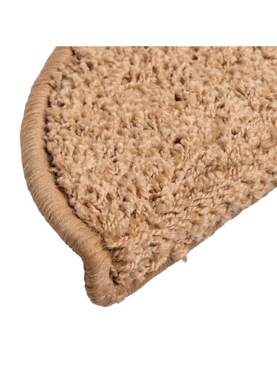 Rohože na schody 30 ks béžová 56x17x3 cm