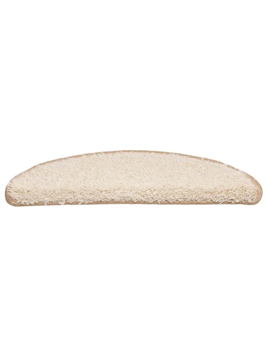 Rohože na schody 30 ks krémové 56x17x3 cm