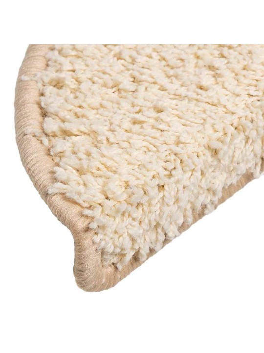 Rohože na schody 30 ks krémové 56x17x3 cm